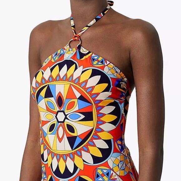 NEW TORY BURCH 'Kaleidoscope' One-piece Swimsuit - Size L - Picture 8 of 8